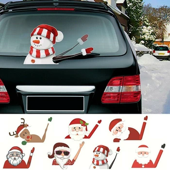 Christmas Auto Decoration Cute Car Wiper Sticker Xmas Santa Claus DIY Rear Windshield Window Waving Stickers Car Accessories
Christmas Auto Decoration Cute Car Wiper Sticker Xmas Santa Claus DIY Rear Windshield Window Waving Stickers Car Accessories