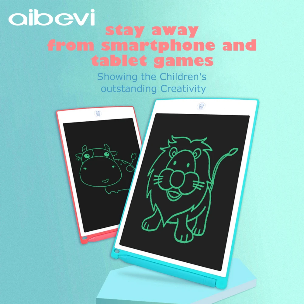 Aibevi 8.5 inch Portable Smart LCD Writing Tablet Electronic Notepad Drawing Graphics Handwriting Pad Board ultra-thin Board
Aibevi 8.5 inch Portable Smart LCD Writing Tablet Electronic Notepad Drawing Graphics Handwriting Pad Board ultra-thin Board