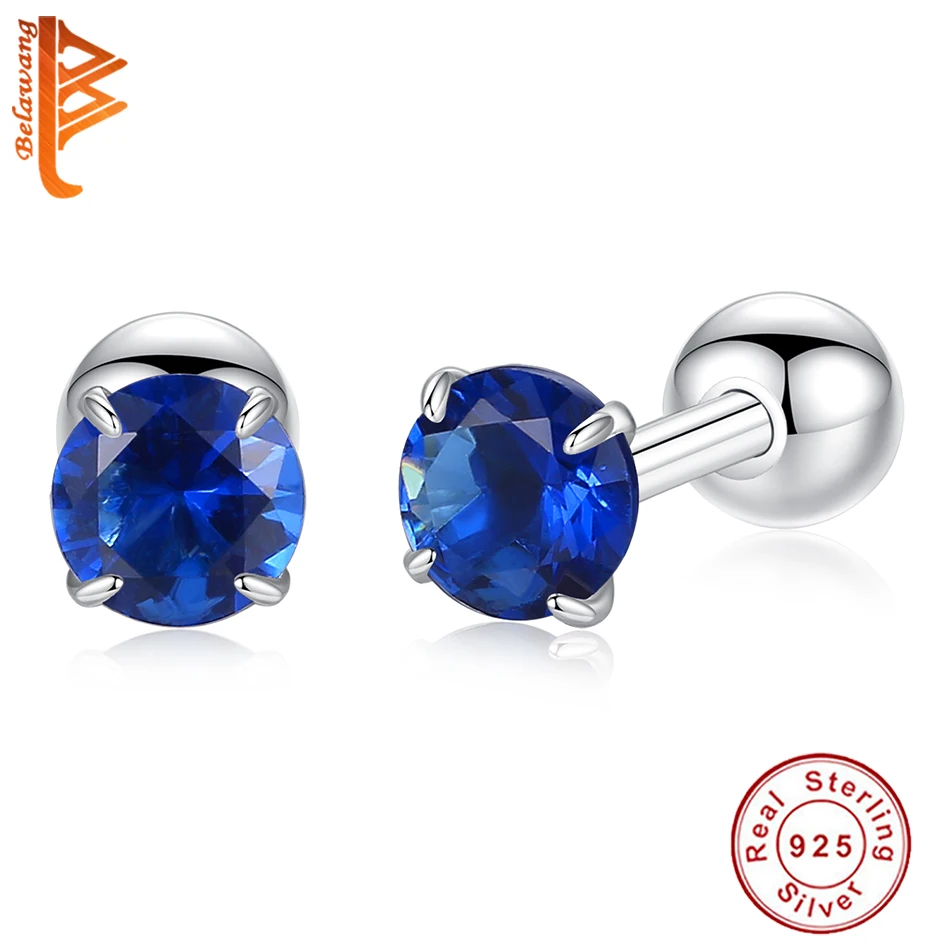 BELAWANG Classic Authentic 925 Sterling Silver Blue Shinning Rhinestone Stud Earrings for Women Mom Mother’s Day Jewelry Gift
BELAWANG Classic Authentic 925 Sterling Silver Blue Shinning Rhinestone Stud Earrings for Women Mom Mother’s Day Jewelry Gift