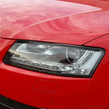 for Audi A4 A5 Front Headlamp Eyebrows 2009-2016 Auto accessories Carbon Fiber Headlights Eyebrows Eyelids Car-styling Stickers 
for Audi A4 A5 Front Headlamp Eyebrows 2009-2016 Auto accessories Carbon Fiber Headlights Eyebrows Eyelids Car-styling Stickers