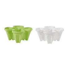 2X Vertical Flower Pots, Bracket Stacking Flower Pots, Top-Down Self-Watering Layer (Green&White)
2X Vertical Flower Pots, Bracket Stacking Flower Pots, Top-Down Self-Watering Layer (Green&White)