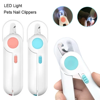 ABS Stainless Steel Dog Nail Trimmer Professional Pet Dog Nail Clippers Anti-spatter Comfortable Cat Cutter With Led Light
ABS Stainless Steel Dog Nail Trimmer Professional Pet Dog Nail Clippers Anti-spatter Comfortable Cat Cutter With Led Light