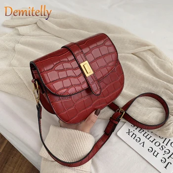 Luxury Crocodile Pattern Crossbody Bags for Women Half Round Messenger Bag PU Leather Handbags Shoulder Bag sac main femme
Luxury Crocodile Pattern Crossbody Bags for Women Half Round Messenger Bag PU Leather Handbags Shoulder Bag sac main femme