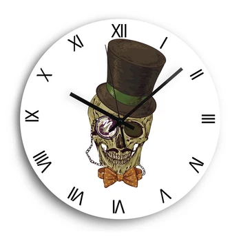 Skull Decorative Wall Clock Modern Design Roman Numbers Silent Acrylic Clock for Living Room Wall Watch Holiday Home Decor
Skull Decorative Wall Clock Modern Design Roman Numbers Silent Acrylic Clock for Living Room Wall Watch Holiday Home Decor