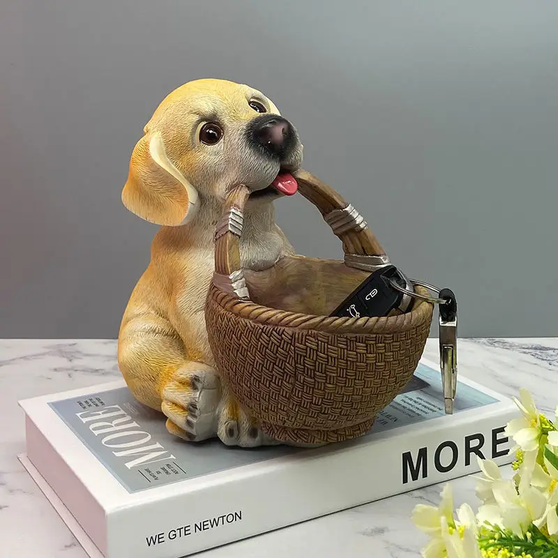 Cute Dog Figurine Dog Storage Box Key Phone Chocolates Candy Storage Table Decoration Accessories Basket Home Decor Living Room
Cute Dog Figurine Dog Storage Box Key Phone Chocolates Candy Storage Table Decoration Accessories Basket Home Decor Living Room
