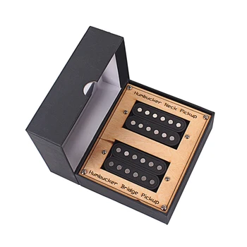 2 pcs Guitar Pickup 6 String Professional Durable Double Coil Guitar Parts Pickup Humbucker for Musical Instrument Guitar Bass