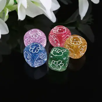 5pcs/set Finger Guessing Game Dice Toys Rock Paper Scissors Stone Family Party Drinking Decider Games 6-Side 20mm Toy
5pcs/set Finger Guessing Game Dice Toys Rock Paper Scissors Stone Family Party Drinking Decider Games 6-Side 20mm Toy