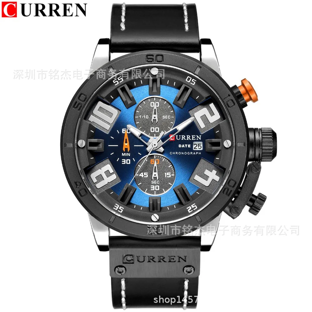 Curren Karui En 8312 Multi-functional Men Waterproof Quartz Watch Fashion Casual Men Sports Watch MEN'S Watch
Curren Karui En 8312 Multi-functional Men Waterproof Quartz Watch Fashion Casual Men Sports Watch MEN'S Watch