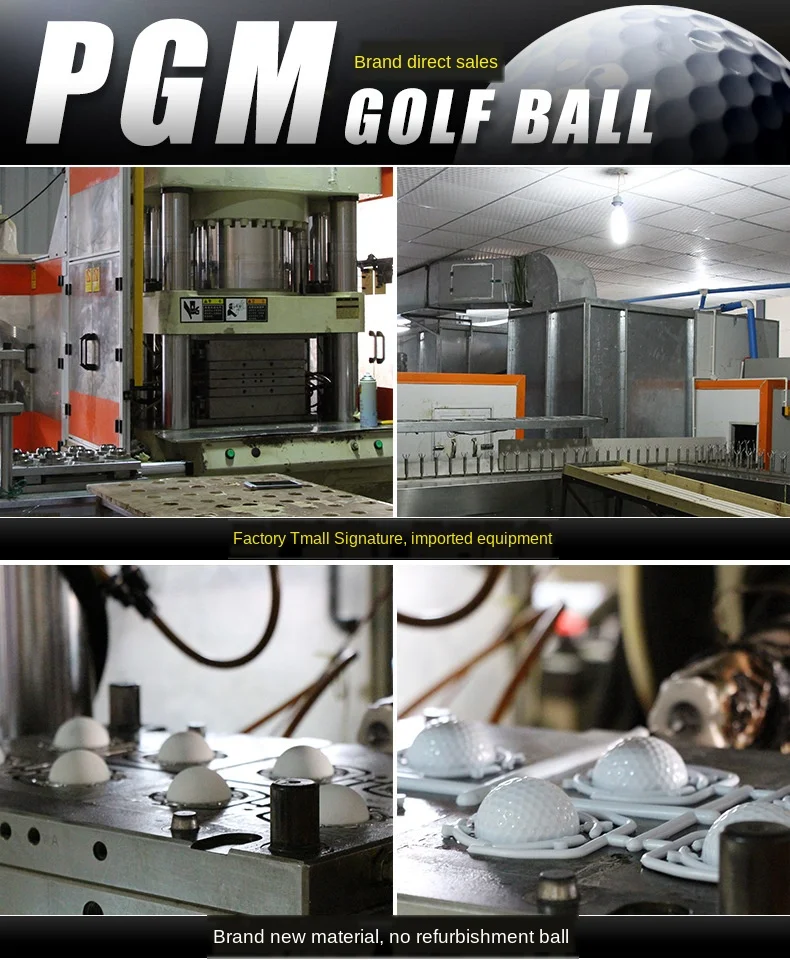 Description Picture 3 of itemWholesale 10pcs PGM Double Layer Golf Balls Golf Swing Putting Practice Ball White Standard Blank Golf Ball Customizable Logo