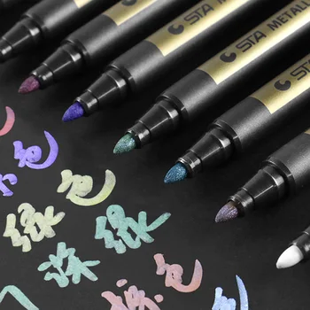 10pcs/set Metallic Styling Marker Pen Water-based Student Supplies For DIY Scrapbook Photo Album
10pcs/set Metallic Styling Marker Pen Water-based Student Supplies For DIY Scrapbook Photo Album