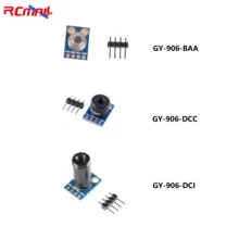 RCmall GY-906 MLX90614ESF BAA DCC DCI Contactless Temperature Sensor Module IR Sensor for Arduino
RCmall GY-906 MLX90614ESF BAA DCC DCI Contactless Temperature Sensor Module IR Sensor for Arduino