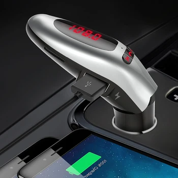 USB Car Charger FM Transmitter Modulator Handsfree Call Support TF Wireless Bluetooth Music Audio MP3 Player
USB Car Charger FM Transmitter Modulator Handsfree Call Support TF Wireless Bluetooth Music Audio MP3 Player