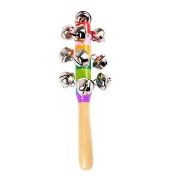 Baby Kids Hand Holding Bells Wooden Colorful Developmental Rattle Puzzle Toys Professional Fashion Portability
Baby Kids Hand Holding Bells Wooden Colorful Developmental Rattle Puzzle Toys Professional Fashion Portability