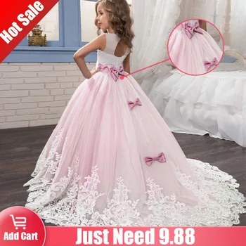 2020 Girls Summer Dress Flower Tail Lace Princess Dress Baby Kids Clothes Evening First Communion Dresses Vestido Verano LP-231 
2020 Girls Summer Dress Flower Tail Lace Princess Dress Baby Kids Clothes Evening First Communion Dresses Vestido Verano LP-231