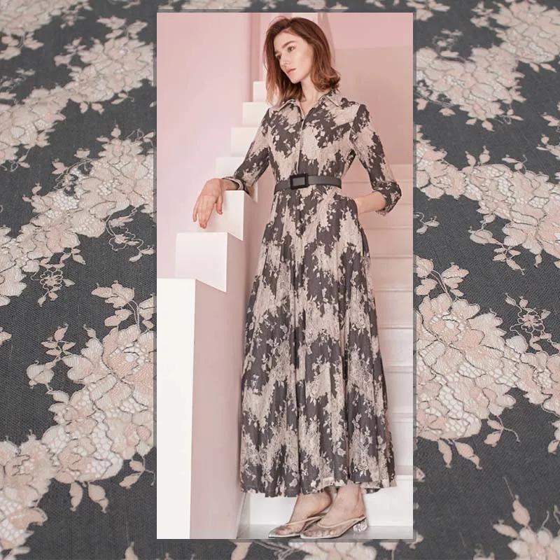 Pearlsilk Grey Pink Eyelash Lace Fabrics 1.6meter Size 100%Polyester Material Autumn Women’s Dress The Sewing Cloth Freeshippin
Pearlsilk Grey Pink Eyelash Lace Fabrics 1.6meter Size 100%Polyester Material Autumn Women’s Dress The Sewing Cloth Freeshippin