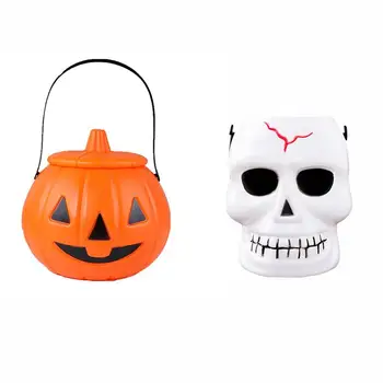 2pcs Halloween Skull Buckets Portable Candy Holder Plastic Candy Basket Storage Container for Kids Halloween Gift
2pcs Halloween Skull Buckets Portable Candy Holder Plastic Candy Basket Storage Container for Kids Halloween Gift