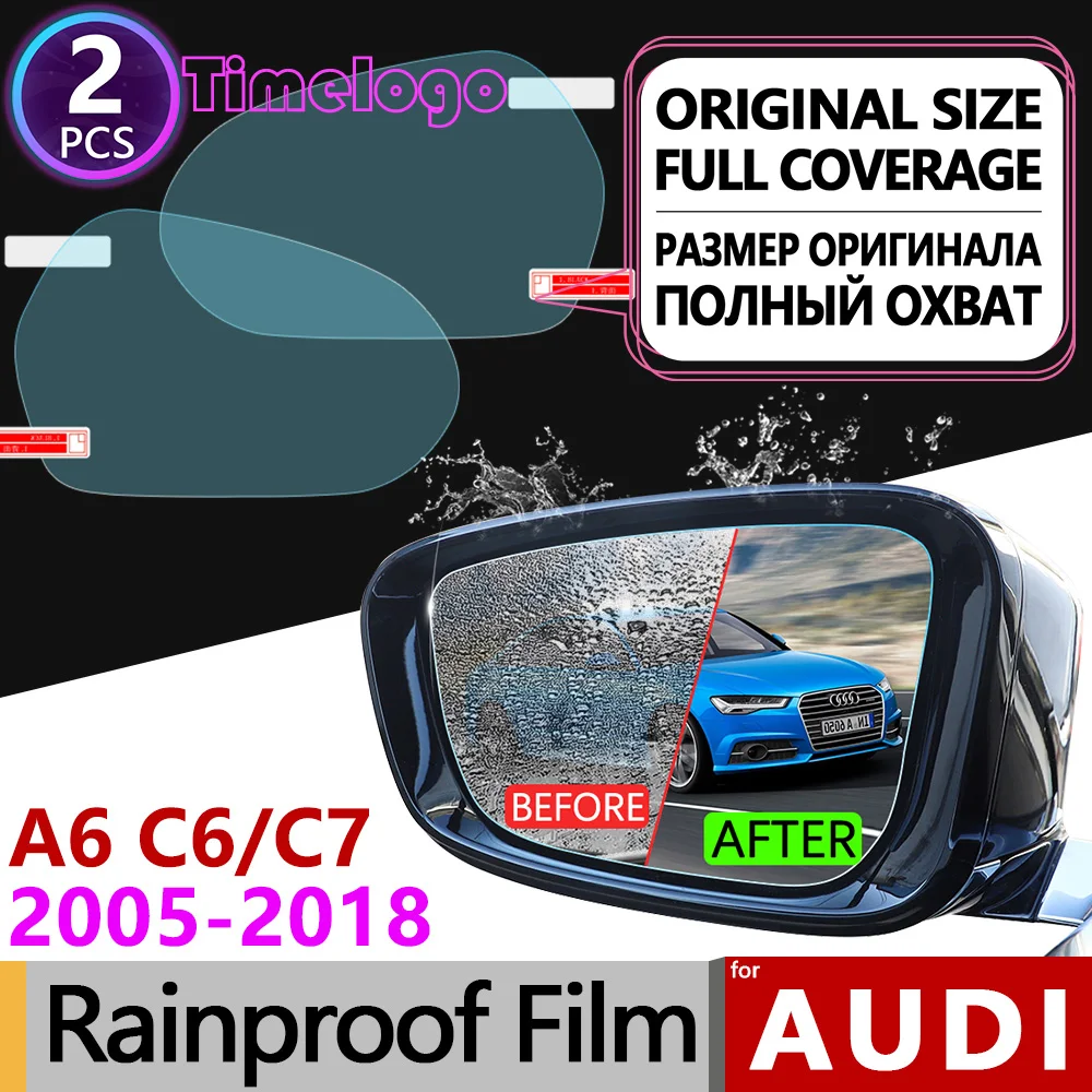 2Pcs for Audi A6 C6 C7 2005 - 2011 4F 4G Full Cover Anti Fog Film Rearview Mirror Rainproof Anti-Fog Films Car Accessories Sline
2Pcs for Audi A6 C6 C7 2005 - 2011 4F 4G Full Cover Anti Fog Film Rearview Mirror Rainproof Anti-Fog Films Car Accessories Sline