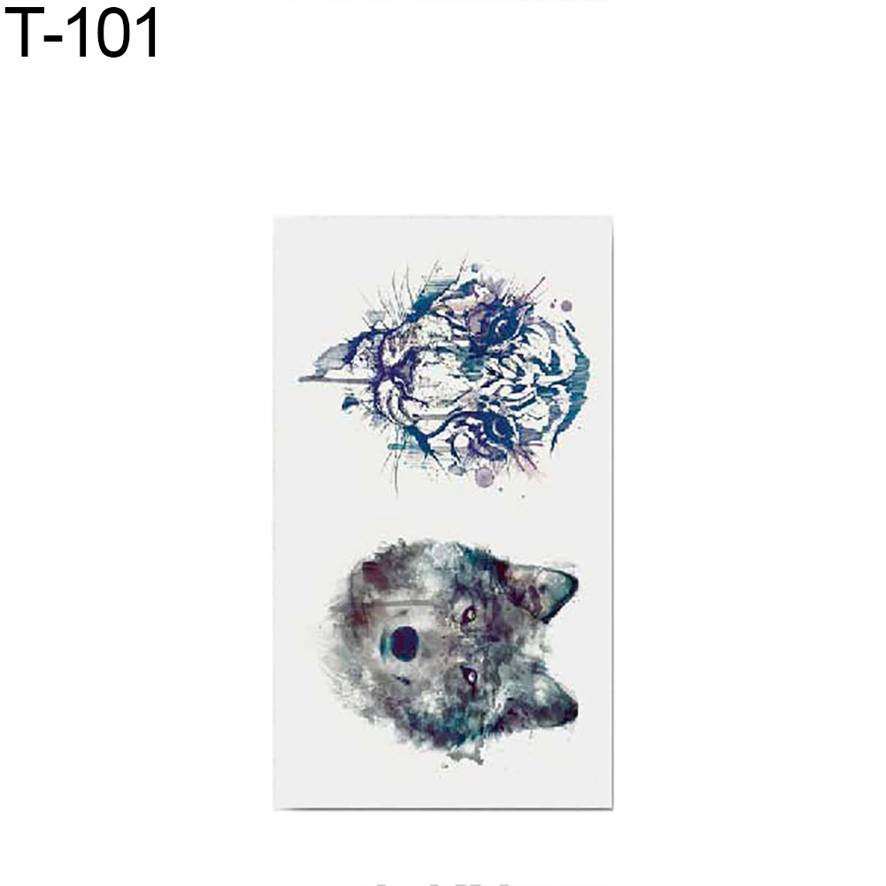 Cool Unisex Long Lasting Arm Body Temporary Tattoo Waterproof Transfer Sticker Long lasting temporary tattoo suits for beach,