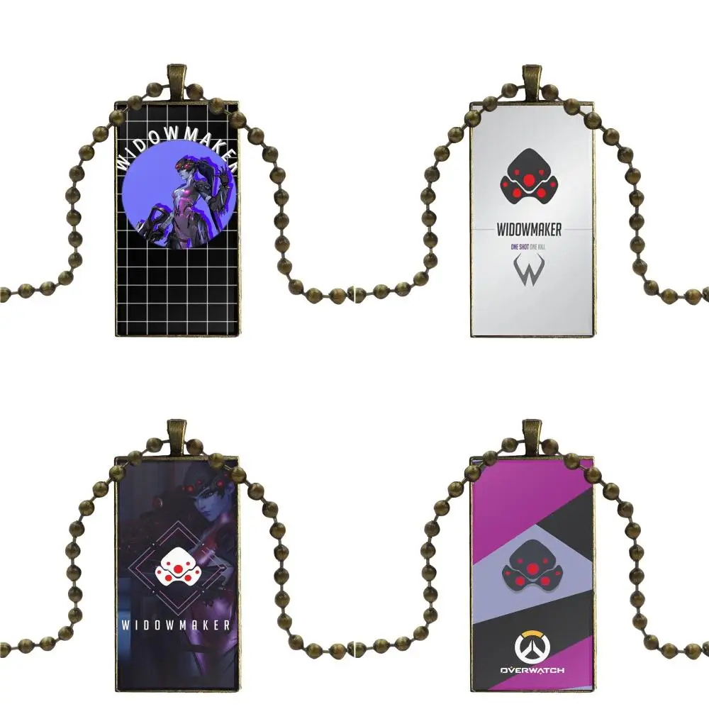 Ow Overwatch Character Hero Widowmaker Glass Pendant Necklace Handmade Half Pendant Rectangle Necklace For Women
Ow Overwatch Character Hero Widowmaker Glass Pendant Necklace Handmade Half Pendant Rectangle Necklace For Women