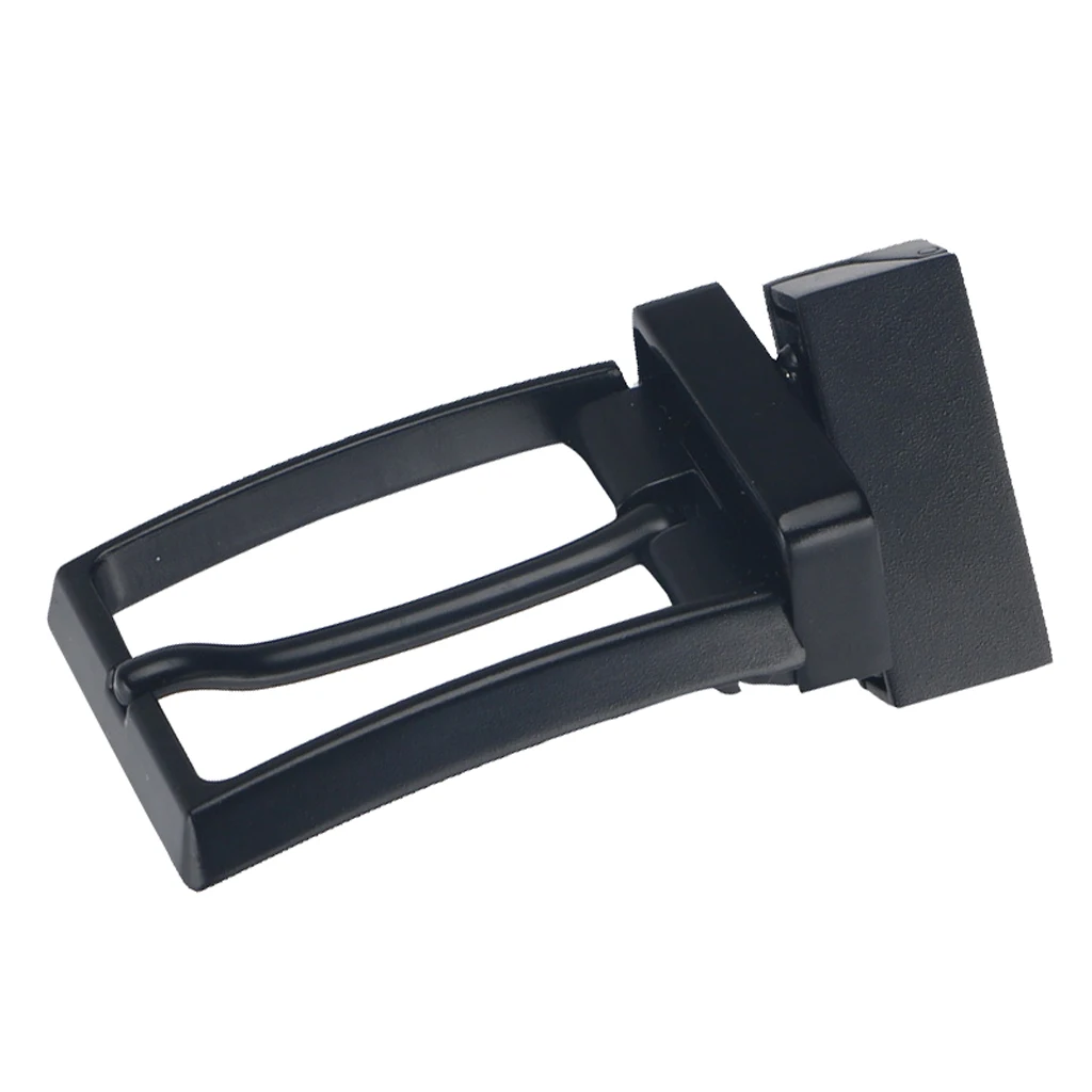 Men Reversible High Quality Metal Alloy Belt Buckles Replacement Rectangular Pin Buckles Leather Waistband Buckles No Belt 