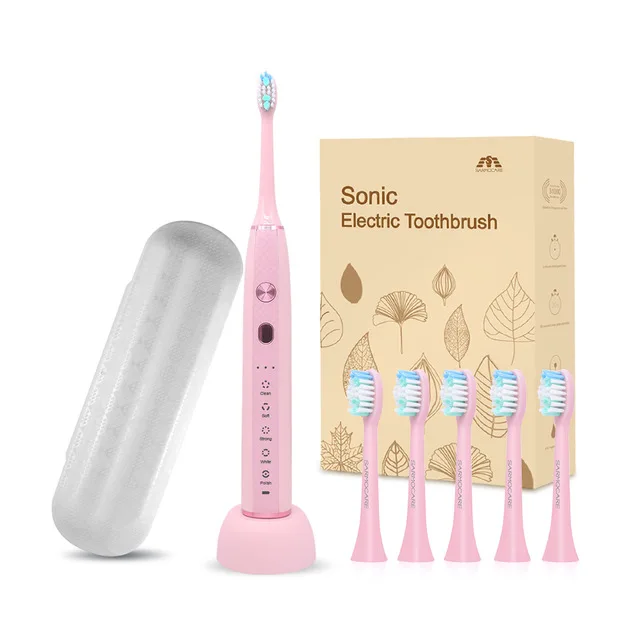 Ultrasonic Sonic Electric Toothbrush Rechargeable S600 5 models Wireless IPX7 Waterproof For Toothbrushes automatic toothbrush
Ultrasonic Sonic Electric Toothbrush Rechargeable S600 5 models Wireless IPX7 Waterproof For Toothbrushes automatic toothbrush