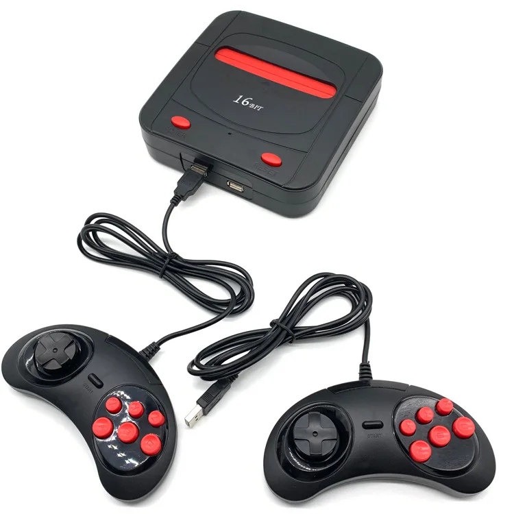 New HDMI 16 bit retro MD home video game console card double game console built in 188 games with wired game gamepads for Sega
New HDMI 16 bit retro MD home video game console card double game console built in 188 games with wired game gamepads for Sega