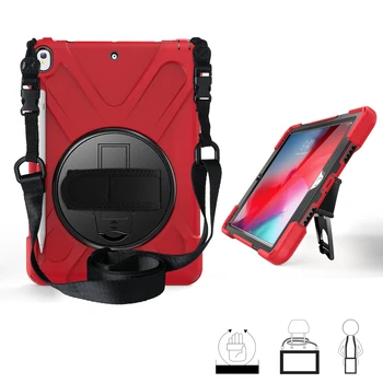 Case for Apple iPad Air 2019 3 3rd Gen Pro 10.5 Rotating Stand Silicone Kids Safe Shockproof Shoulder Strap Cover
Case for Apple iPad Air 2019 3 3rd Gen Pro 10.5 Rotating Stand Silicone Kids Safe Shockproof Shoulder Strap Cover