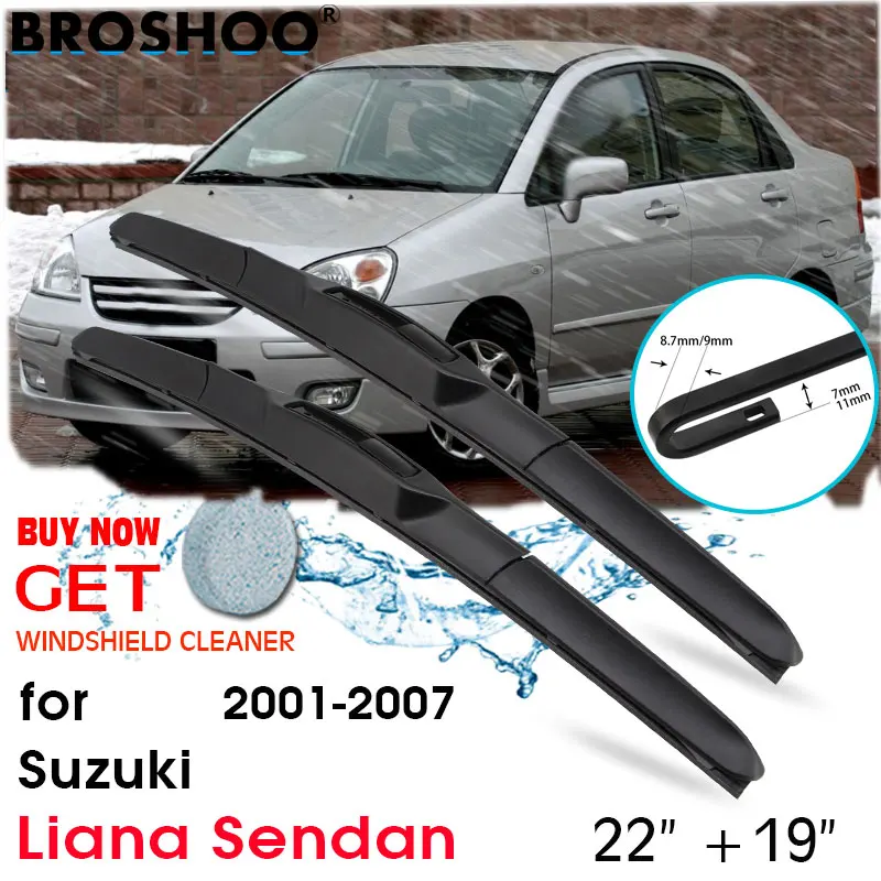 Car Wiper Blade Window Windscreen Windshield Wipers Blades Arm Auto Accessories For Suzuki Liana Sedan 22''+19''2001-2007
Car Wiper Blade Window Windscreen Windshield Wipers Blades Arm Auto Accessories For Suzuki Liana Sedan 22''+19''2001-2007