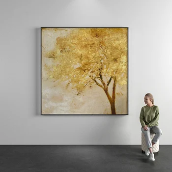 Canvas Painting Light Tree Decorative Painting Gold Luxury Handmade Painting Wall Art for Living Room Tea Room Library Office
Canvas Painting Light Tree Decorative Painting Gold Luxury Handmade Painting Wall Art for Living Room Tea Room Library Office