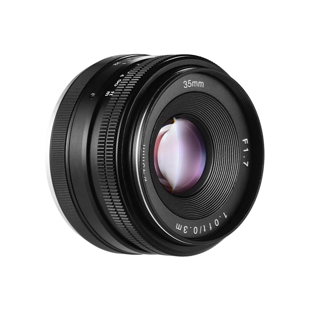 

35mm f/1.7 Prime Lens Large Aperture Manual Focus Mirrorless Lens for Humanistic Photography for Sony E Mount NEX3 NEX5 Cameras