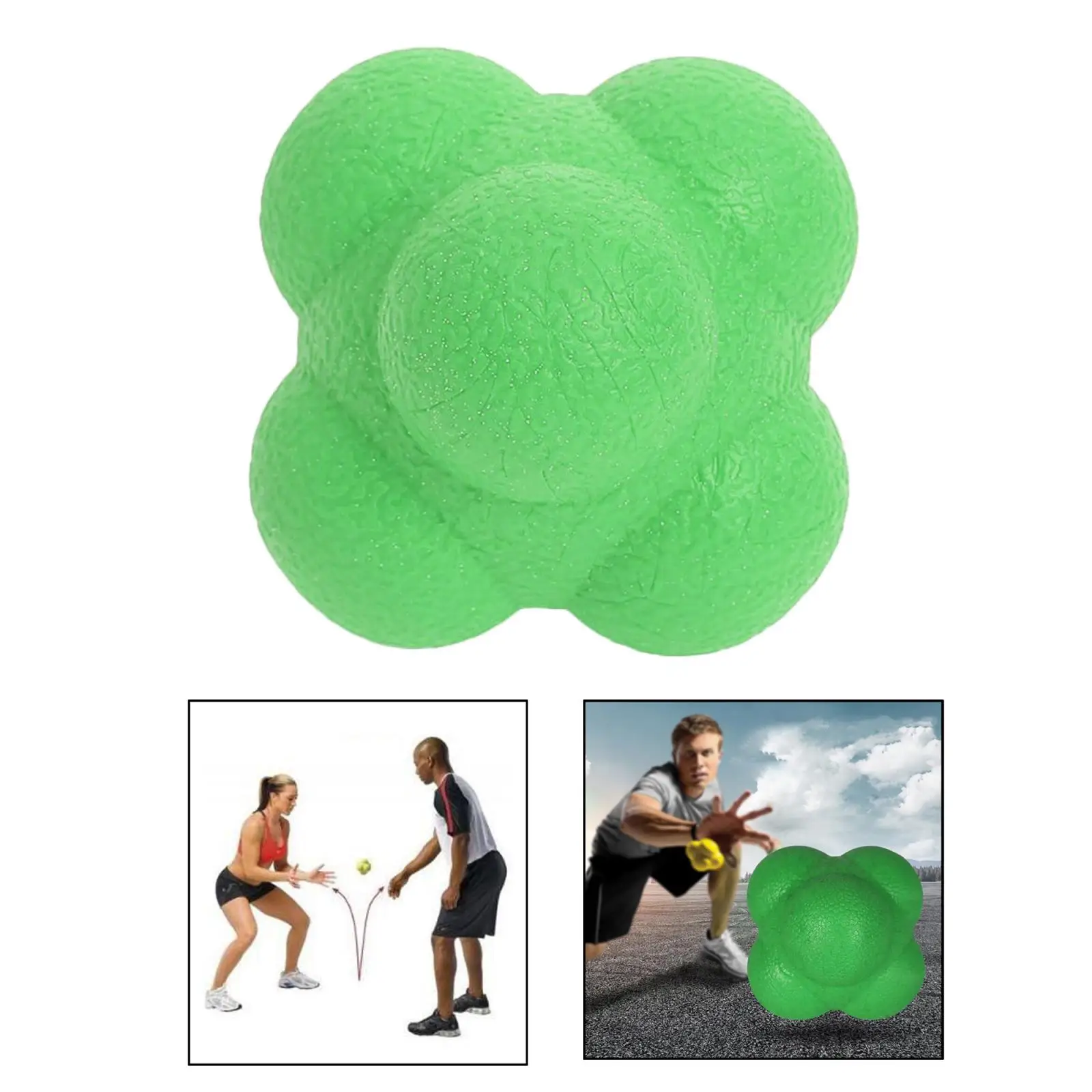 5.5cm Reaction Balls Agility Reflex Speed Training for Cricket Boxing Soccer 5.5cm Reaction Balls Agility Reflex Speed Training for Cricket Boxing Soccer