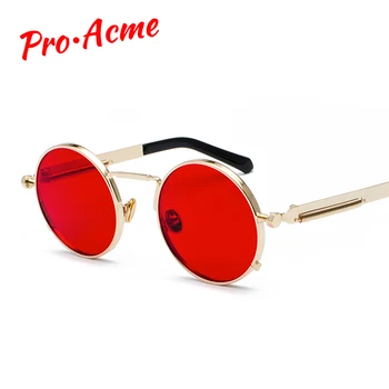 Pro Acme Round Gothic Steampunk Red Sunglasses Men Women Retro Sun Glasses Brand Design Mirror Lens Eyeglasses UV400 CC1067
Pro Acme Round Gothic Steampunk Red Sunglasses Men Women Retro Sun Glasses Brand Design Mirror Lens Eyeglasses UV400 CC1067