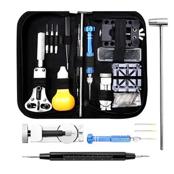 148pcs Professional Watch Tools Watch Opener Link Pin Remover Pry Screwdriver Watch Repair Tools Kit Clock Watch Set
148pcs Professional Watch Tools Watch Opener Link Pin Remover Pry Screwdriver Watch Repair Tools Kit Clock Watch Set