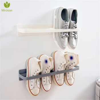 High Quality ABS 2 Grids Plastic Wall-mount Display Shelves Shoe Holder Rack Adhesive Storage Slippers Space-saving 2019Hot sale
High Quality ABS 2 Grids Plastic Wall-mount Display Shelves Shoe Holder Rack Adhesive Storage Slippers Space-saving 2019Hot sale