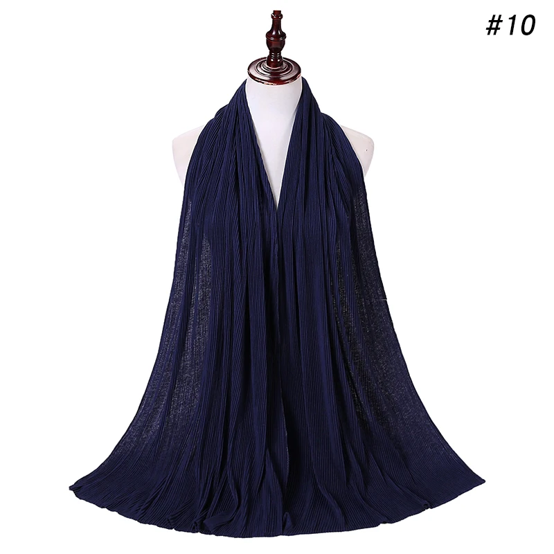 Elasticity Cotton Pleated Scarf