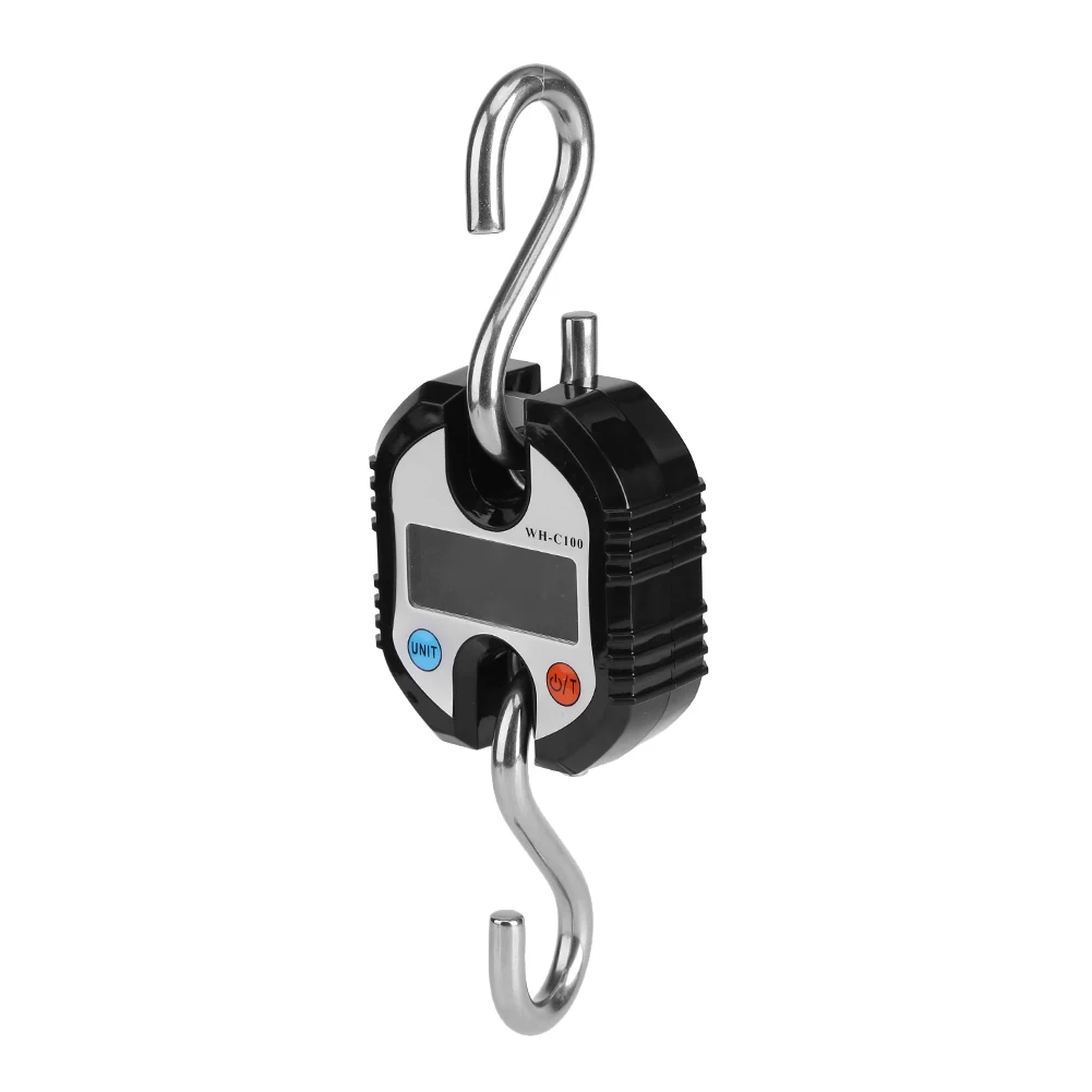 WeiHeng Mini Crane Scale Portable LCD Digital Electronic Hook Hanging Scales Loop Weighing Balance |