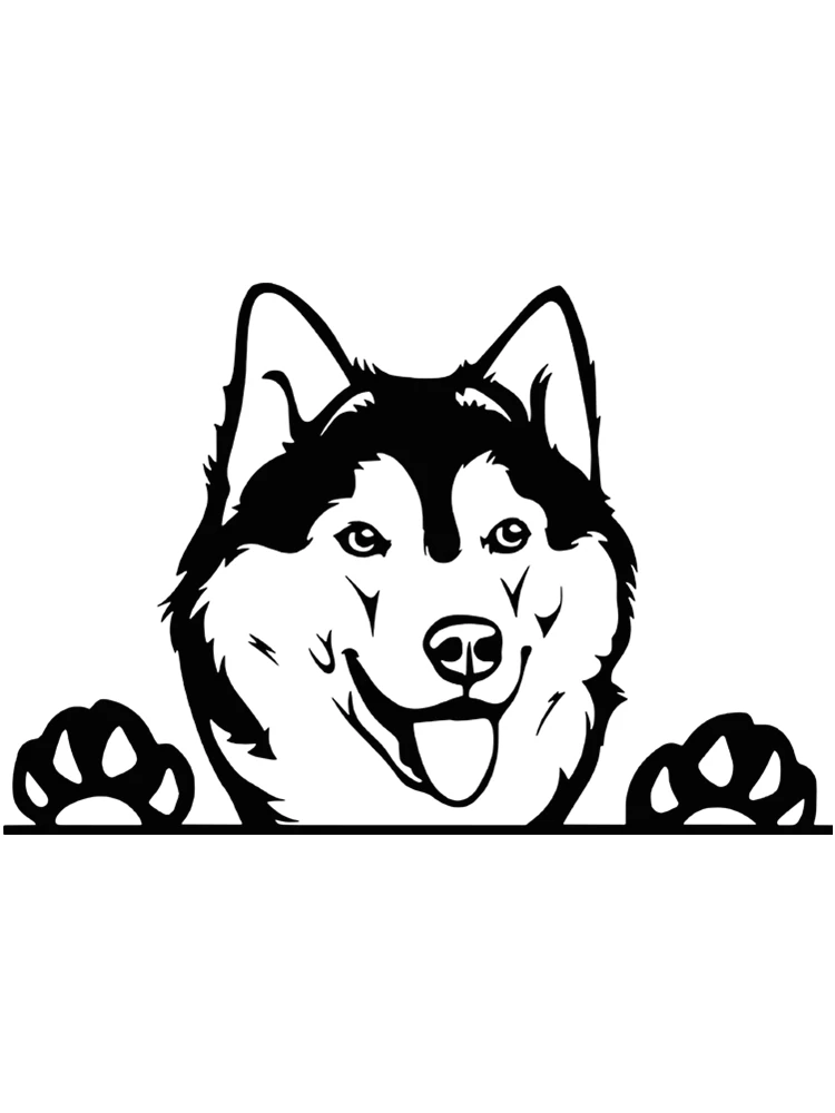 JuYouHui Exterior Accessories Decal Alaska Malamute Bulldog Chihuahua Peeking Creative Funny Vinyl Car Stickers and Decals 
JuYouHui Exterior Accessories Decal Alaska Malamute Bulldog Chihuahua Peeking Creative Funny Vinyl Car Stickers and Decals