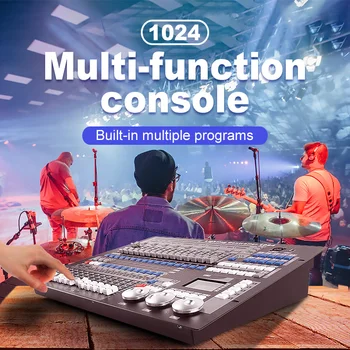 1024DMX console DJ Party Xmas Stage disco Lighting Console LED Laser DMX512 1024 controller projector
1024DMX console DJ Party Xmas Stage disco Lighting Console LED Laser DMX512 1024 controller projector