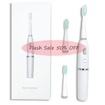 Electric Toothbrush Soft Hair Whitening Adult Home Ultrasonic Automatic Electric Toothbrush Professional Portable with 2 heads
Electric Toothbrush Soft Hair Whitening Adult Home Ultrasonic Automatic Electric Toothbrush Professional Portable with 2 heads