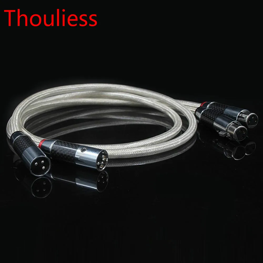 Thouliess HIFI Silver-plated QED Signature XLR Balanced Audio Cable 6N OFC 2XLR Interconnect Cable with Carbon Fiber XLR Plug
Thouliess HIFI Silver-plated QED Signature XLR Balanced Audio Cable 6N OFC 2XLR Interconnect Cable with Carbon Fiber XLR Plug