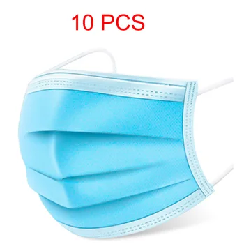 10Pcs Disposable Face Mask Breathable Dust Proof Respirator Masks Cover 3 Layers Non-Woven Earloop Face Mouth cubrebocas kids
10Pcs Disposable Face Mask Breathable Dust Proof Respirator Masks Cover 3 Layers Non-Woven Earloop Face Mouth cubrebocas kids