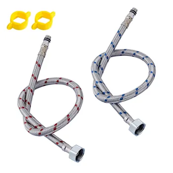 G1/2 G3/8 G9/16 50cm Stainless Steel Faucet Hose Plumbing Pipe Hot and Cold Faucet Faucet Water Supply Hose Hose
G1/2 G3/8 G9/16 50cm Stainless Steel Faucet Hose Plumbing Pipe Hot and Cold Faucet Faucet Water Supply Hose Hose