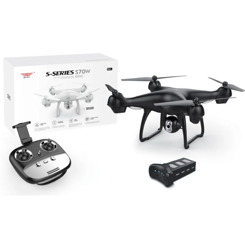 Shi ji S70w High-definition 1080P Unmanned Aerial Vehicle Airplane Aerial Photography Double GPS Remote Control Follow Four-axis
Shi ji S70w High-definition 1080P Unmanned Aerial Vehicle Airplane Aerial Photography Double GPS Remote Control Follow Four-axis