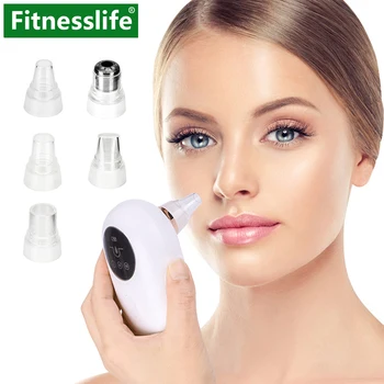 Black Head Remover Vacuum Suction Tool USB Rechargeable Nose Facial Pore Cleaner Spot Acne Pimple Removal for Women with 5 Heads
Black Head Remover Vacuum Suction Tool USB Rechargeable Nose Facial Pore Cleaner Spot Acne Pimple Removal for Women with 5 Heads