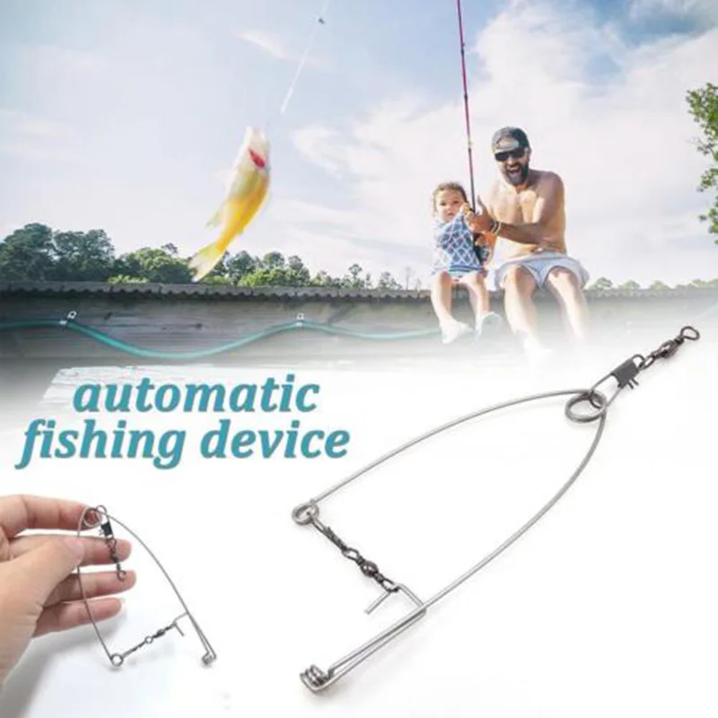 5Pcs Stainless Steel Hook Trigger Spring Fishing Hook Setter Bait Bite Triggers the Hook Catch Fish Automatically N66
5Pcs Stainless Steel Hook Trigger Spring Fishing Hook Setter Bait Bite Triggers the Hook Catch Fish Automatically N66