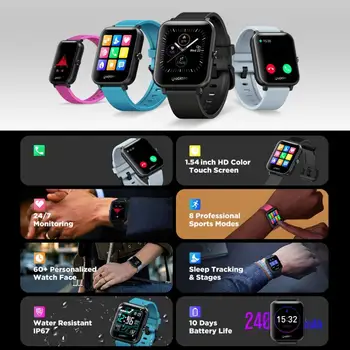 Smart Watch Full-touch Round Screen IP67 Waterproof Heart Rate And Sleeping Time Monitoring Step Counter Smart Watch
Smart Watch Full-touch Round Screen IP67 Waterproof Heart Rate And Sleeping Time Monitoring Step Counter Smart Watch