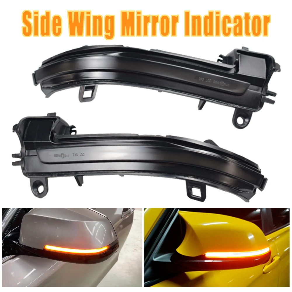 Indicator Blinker Mirror Indicator Dynamic Side Wing LED Turn Signal Light For BMW 1 2 3 4 Series F32 F33 F36 F87 GT X1 E84
Indicator Blinker Mirror Indicator Dynamic Side Wing LED Turn Signal Light For BMW 1 2 3 4 Series F32 F33 F36 F87 GT X1 E84