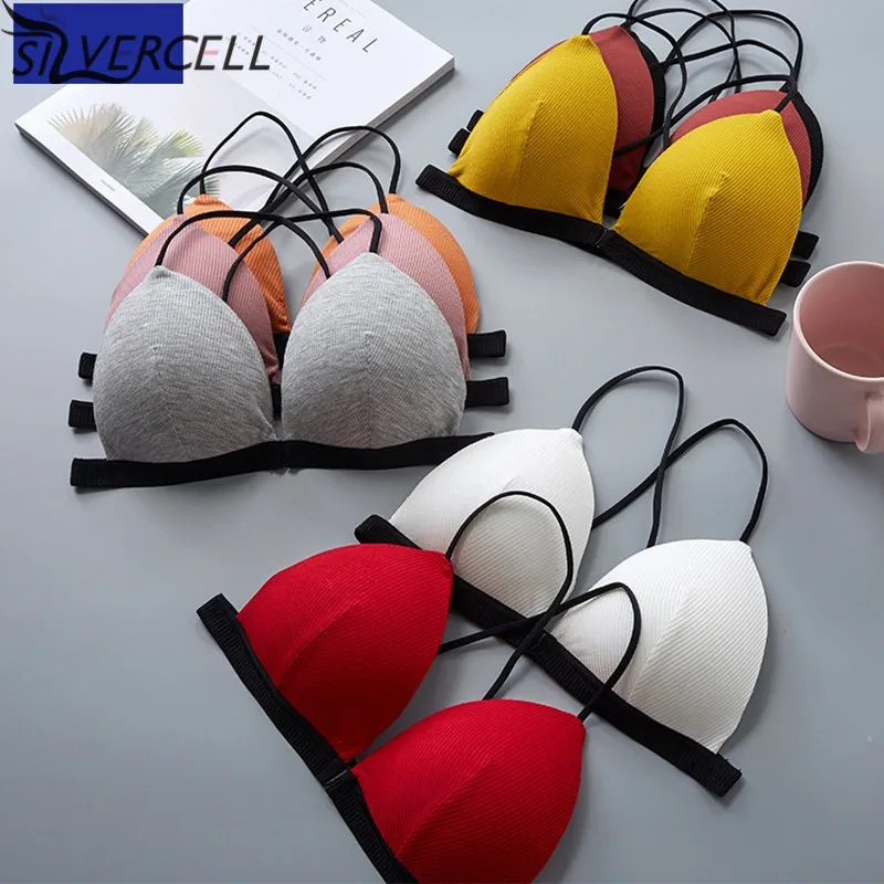 Sexy Women Lingerie Front Closure Bra Wire Free Solid Color Cross Back Beauty Back Bra Comfort Breathable Underwear Bra
Sexy Women Lingerie Front Closure Bra Wire Free Solid Color Cross Back Beauty Back Bra Comfort Breathable Underwear Bra
