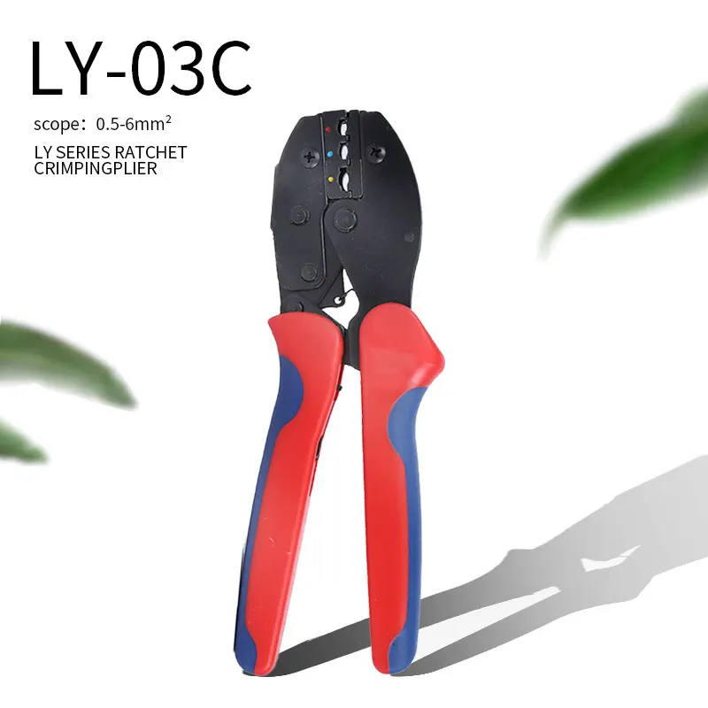 Crimping Pliers Capacity 20-10AWG For Ring Iinsulated Terminal Type Bigger Than Crimping Tools LY-03C
Crimping Pliers Capacity 20-10AWG For Ring Iinsulated Terminal Type Bigger Than Crimping Tools LY-03C