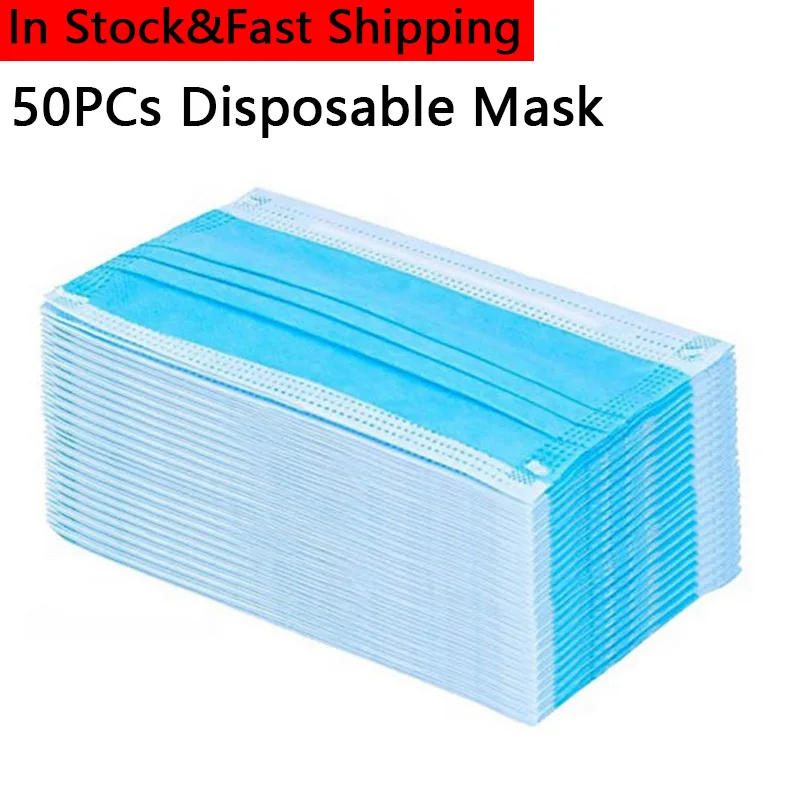 IN STOCK!50PCS Disposable 3 Layers Non Woven Mask Pm2.5 Anti Dust Prevent Anti Virus Formaldehyde Bacteria Proof Face Mouth Mask
IN STOCK!50PCS Disposable 3 Layers Non Woven Mask Pm2.5 Anti Dust Prevent Anti Virus Formaldehyde Bacteria Proof Face Mouth Mask